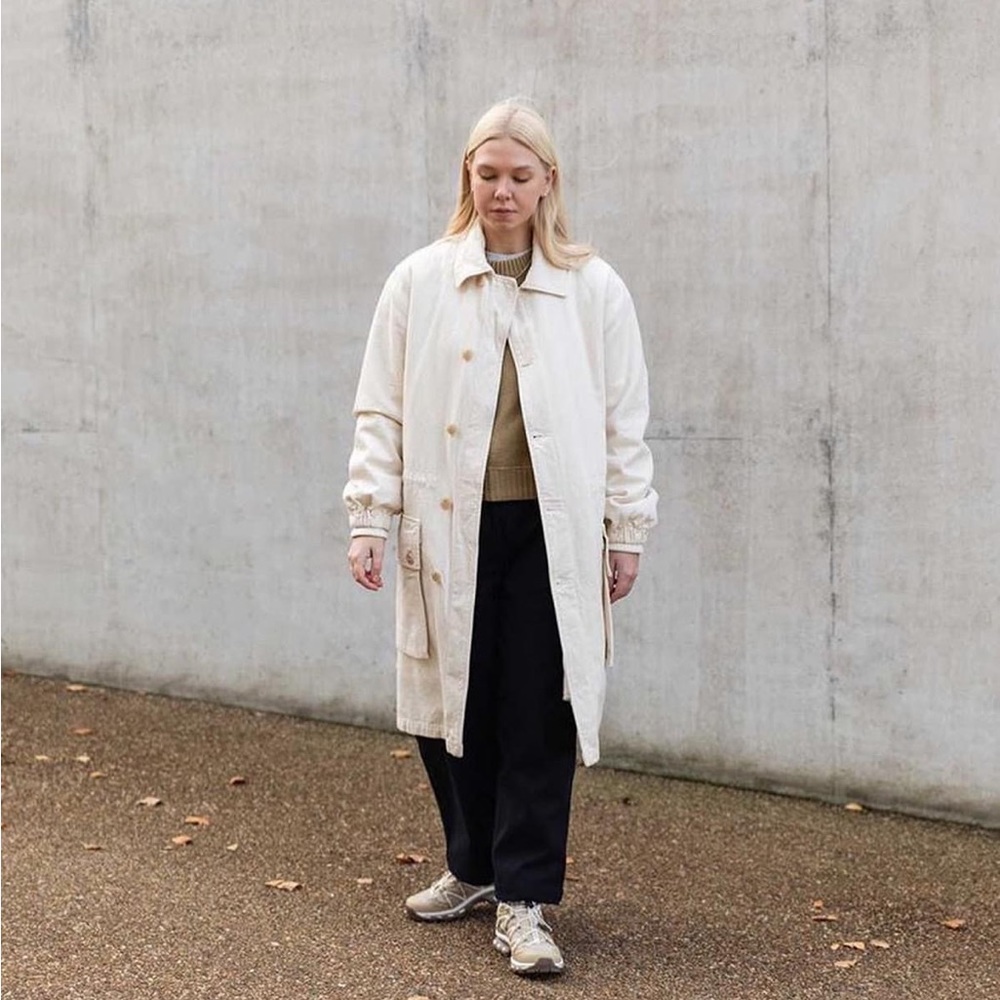 GIRLS OF DUST W FIELD COAT IN NATURAL